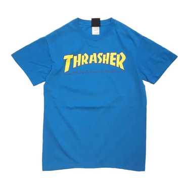 - THRASHER logo T-shirt Slasher Skate Skate