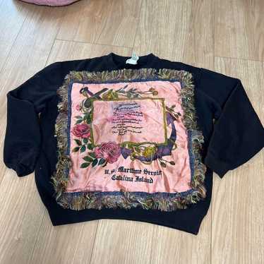 vintage sweatshirt remade sweatshirt