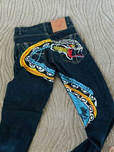 Ed Hardy ED HARDY JEANS 2009 EMBROIDERED SNAKE ED 