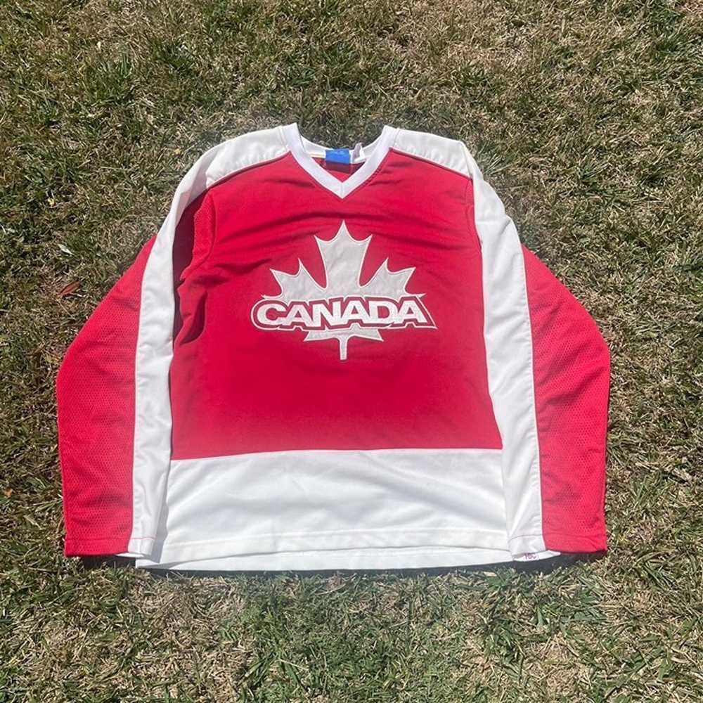 Vintage Canada olympic games hockey jersey - image 1