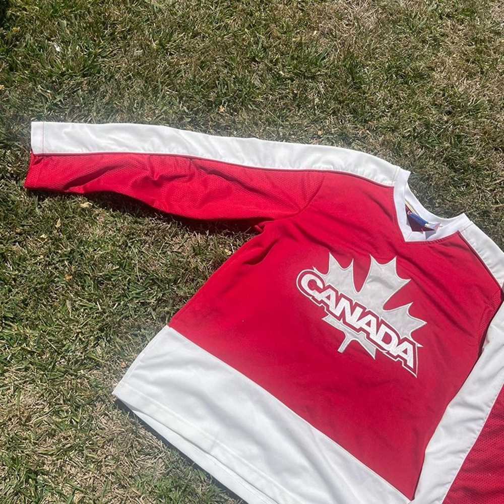 Vintage Canada olympic games hockey jersey - image 4