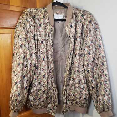 Vintage Casual Corner Women's 100% Silk Shell Jack