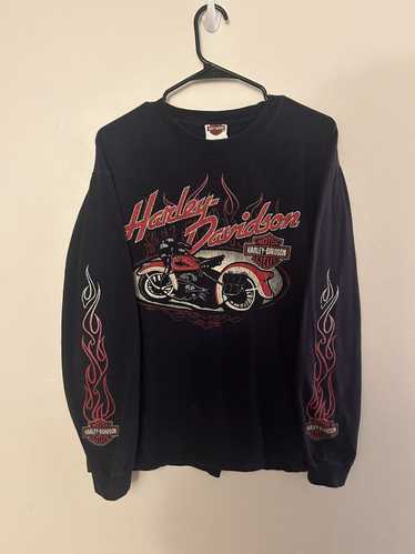 Harley Davidson × Vintage Vintage Red Flame Logo H