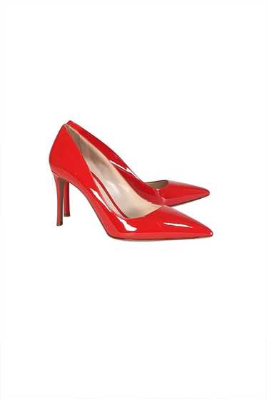 Prada - Red Patent Leather Pointed Toe Pumps Sz 10