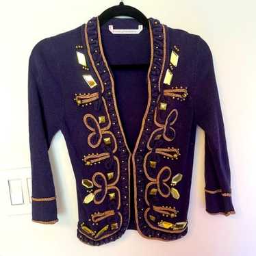 Diane Von Frustenberg Very detailed Blue cardigan