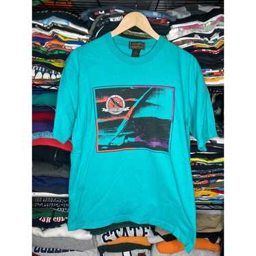 Vintage 80s Eddie Bauer Windsurfing Teal Men’s Sma