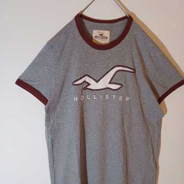 Hollister Lingerie Neck T-shirt Embroidered Big Lo