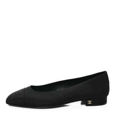 CHANEL Grosgrain Cap Toe Uniform Ballerina Flats 4