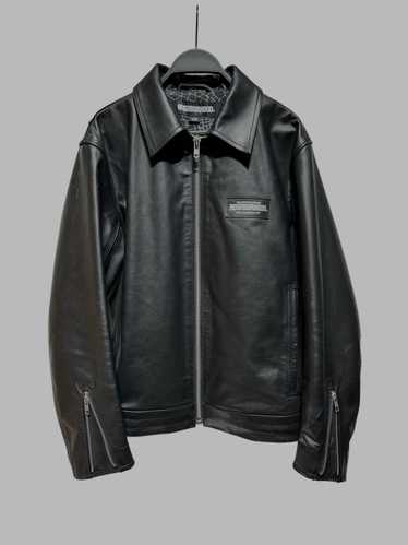 NEIGHBORHOOD/Leather Jkt/L/Leather/BLK/