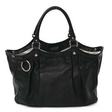 GUCCI Guccissima Sukey Tote Black