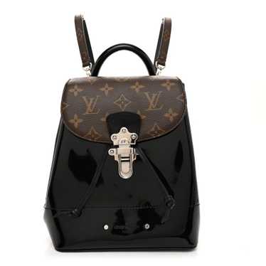 LOUIS VUITTON Patent Monogram Hot Springs Backpack