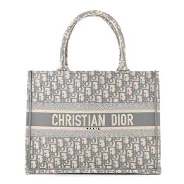 CHRISTIAN DIOR Oblique Medium Book Tote Grey