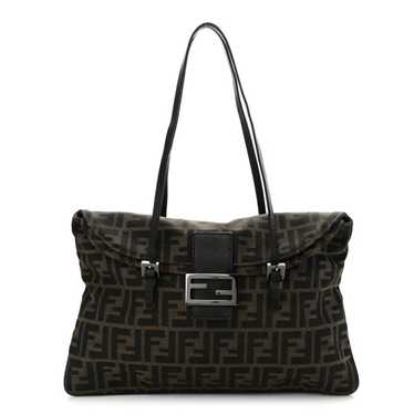 FENDI Zucca Shopping Tote Tobacco