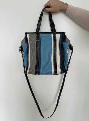 Balenciaga Balenciaga Bazar Tote Striped Leather B