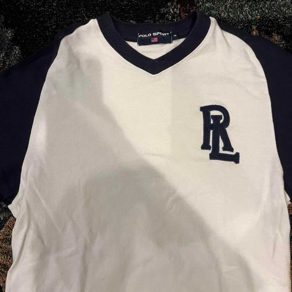 1990s Ralph Lauren baseball t-shirt - image 3