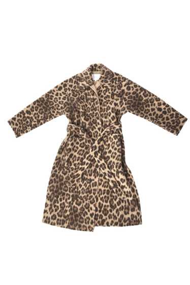 A.L.C. Wool Leopard Print Coat