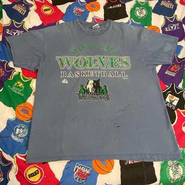 Vintage 90s NBA Minnesota Timberwolves Logo Baske… - image 1