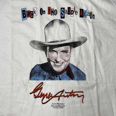 Vintage 90s GENE AUTRY museum western shirt