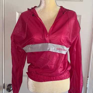 Vintage Adidas Pink Windbreaker Jacket