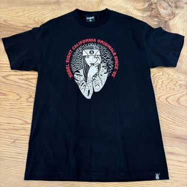 REBEL EIGHT Graphic T-shirt Black