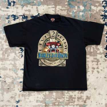 Mens Vintage 1992 Harley Davidson Single Stitch T-