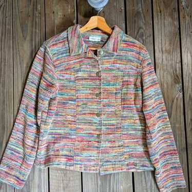 Vintage Coldwater Creek Tapestry Jacket L