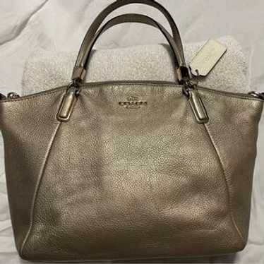 バッグ coach leather 2way hand bag vintage Vintage Coach Bag. Black Leather Two Strap Adjustable Hobo