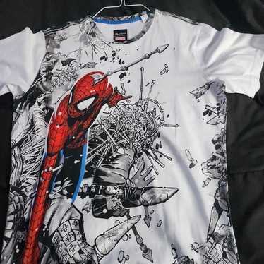 Robert Graham X Marvel Spiderman vs Ninjas shirt