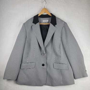 Kasper Blazer Women 20W Suit Coat Jacket Button Ho