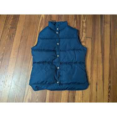 LL Bean Blue Womens Medium Vintage Goose Down Puff