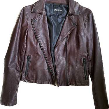 Vintage Express Faux Leather Jacket