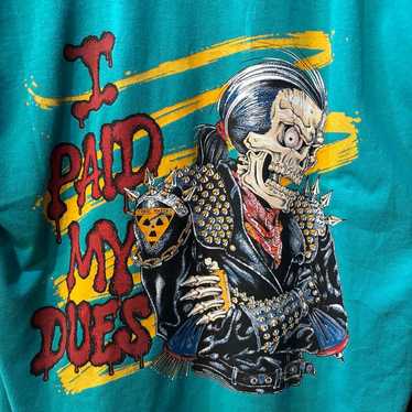 Skull skates t-shirt v019 - Gem