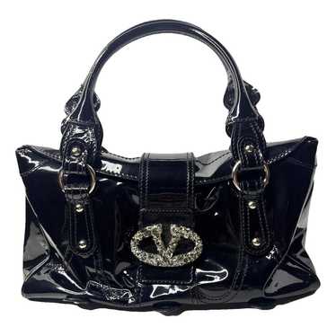 Valentino Garavani VLogo patent leather satchel