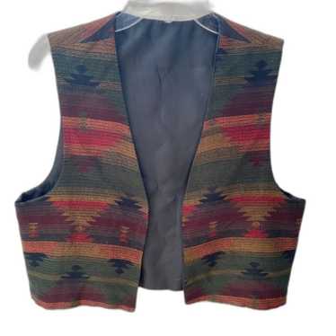 VINTAGE | Southwestern Tapestry Vest - M/L