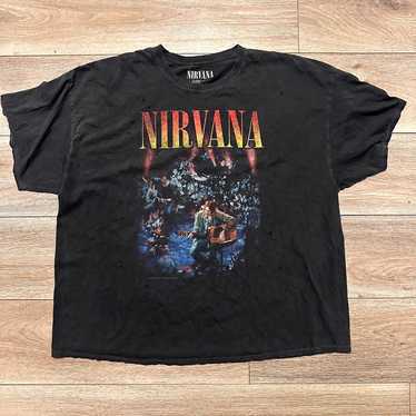 2018 Modern Distressed Trashed Oversized MTV Nirva