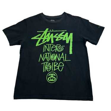 Stussy World Tour Tee Black White Navy Berry 4colors 24SS