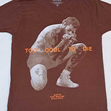 Post Malone "Too Cool to Die" T-Shirt- Adult Size 