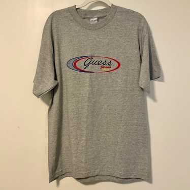 Vintage Guess Embroidered Logo T-Shirt