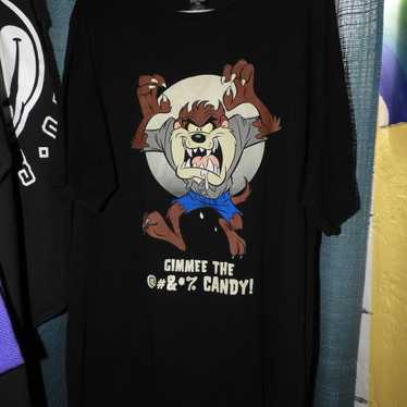 Vtg Taz Looney Tunes Tee Shirt