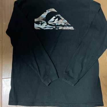 QUIKSILVER Logo Long Sleeve T-shirt L Black Long S