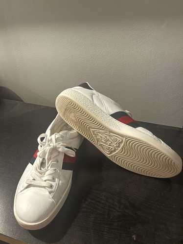 Gucci Gucci Ace Low-Top Sneakers Navy/Red