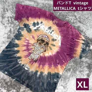 METALLICA Metallica vintage t-shirt tie-dye patter