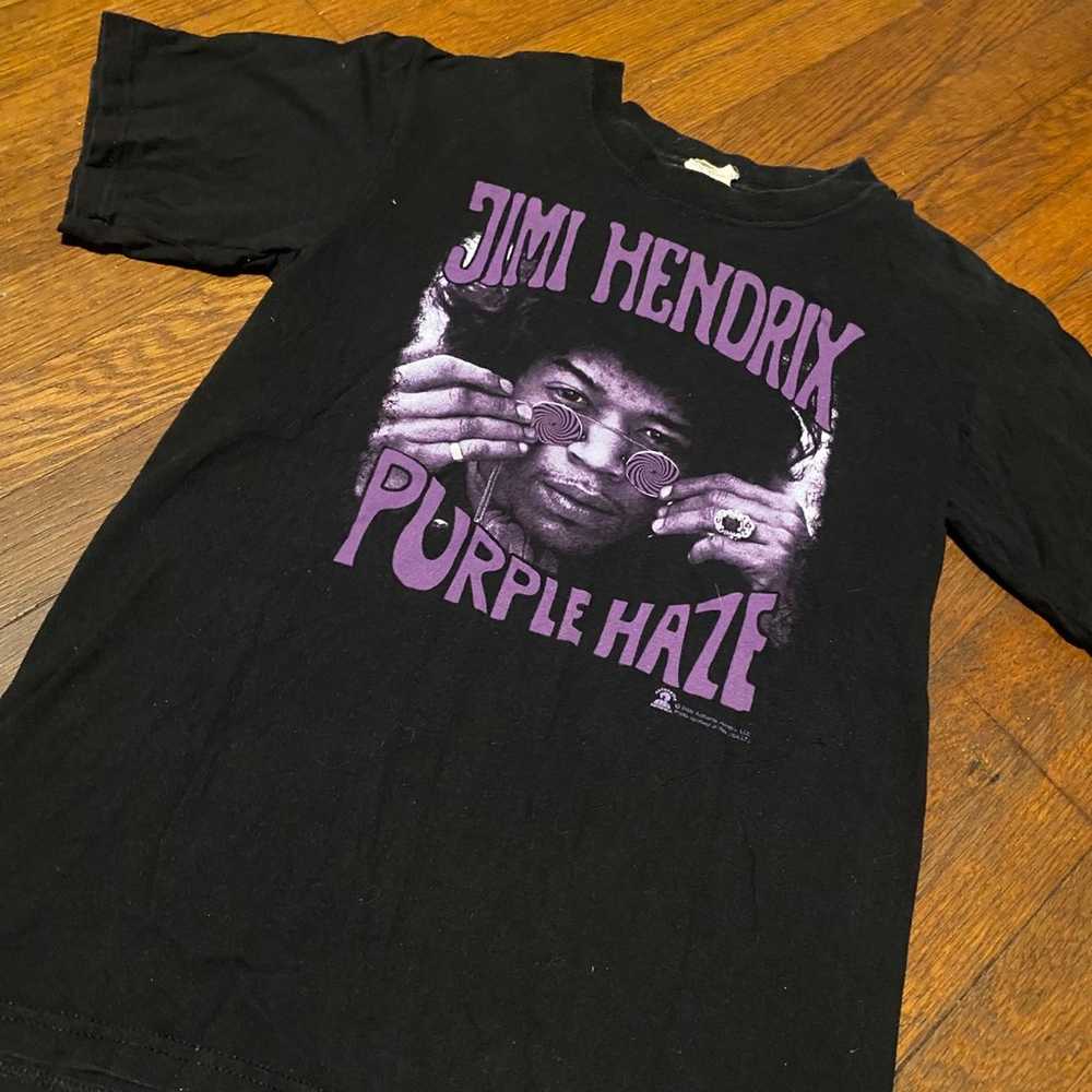 Vintage Jimi Hendrix purple haze 90s band tee - image 2