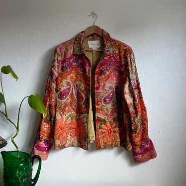 Vintage Daniel K New York Mixed Fabric Jacket