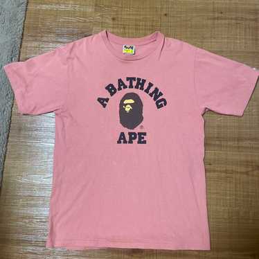 Used BAPE Shirt M Authentic Rare 90S Border Pocket T Shirt