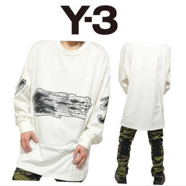 Y-3 Graphic Print Long Sleeve T-shirt Oversized Y-