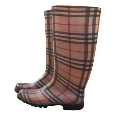 Burberry Vinyl wellington boots