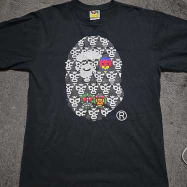 A BATHING APE x Kamen Rider Collaboration T-shirt.