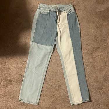 PACSUN patchwork mom jeans