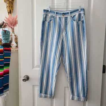 American Eagle Striped Mom Jeans NWOT